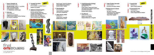 Kunstroute 2026 Flyer Rückseite